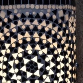 Orient nástenné svietidlo s káblom mosaic Cylinder DOMINO 17*26