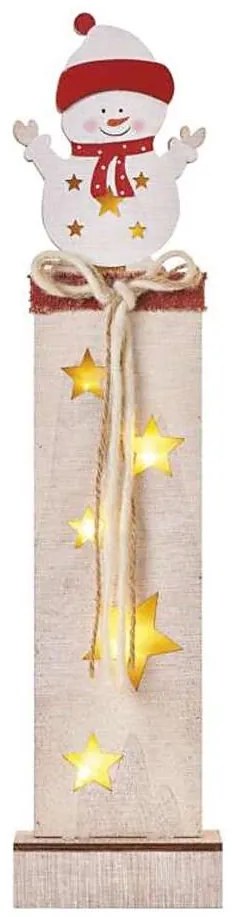 LED Vianočná dekorácia  7xLED/2xAA snehuliak