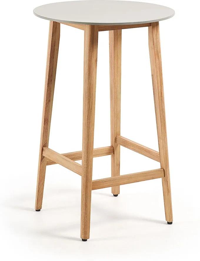 Balkónový stolík z eukalyptového dreva La Forma Giorgia, ⌀ 70 cm