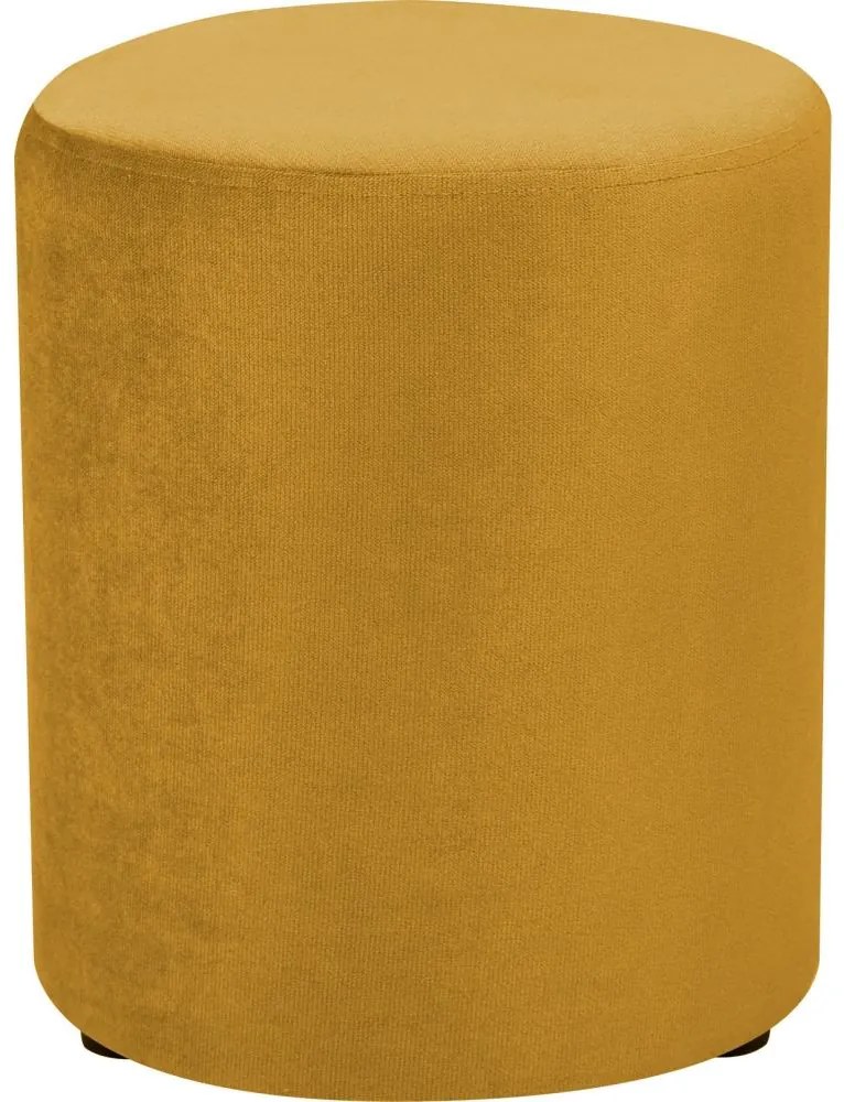 Taburet VEX, priemer 36 cm, oranžový