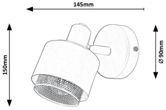 Rabalux - Nástenné svietidlo 1xE14/40W/230V