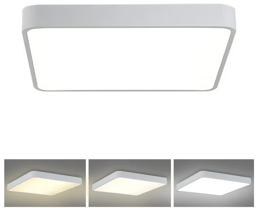 Brilagi - LED stropné svietidlo POOL LED/36W/230V 3000/4500/6000K 40x40 cm biele BG0825