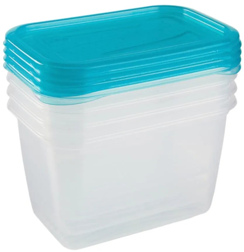 Sada dóz na potraviny - obdĺžnik 4x0,75l