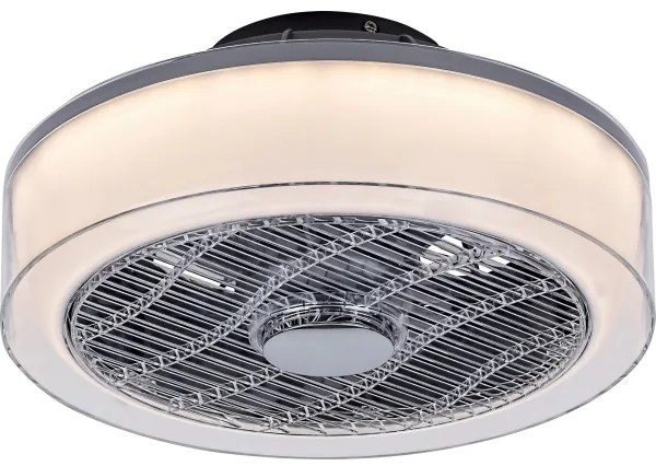 Rabalux - LED Stmievateľné stropné svietidlo s ventilátorom LED/30W/230V + DO