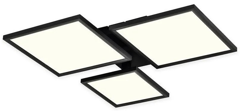 Top Light - LED Stmievateľný prisadený luster MELED/50W/230V 3000-6500K čierna + DO