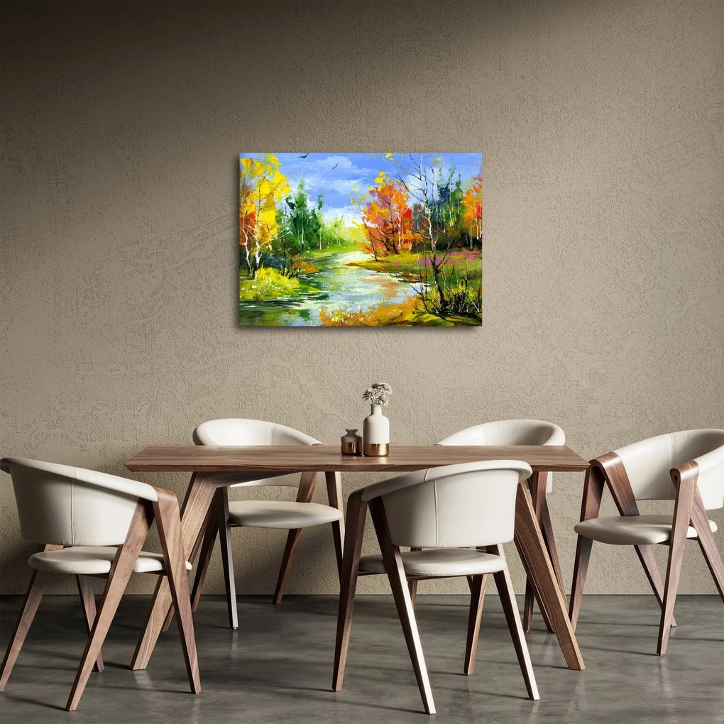 Obraz - Maľba krajiny (70x50 cm)
