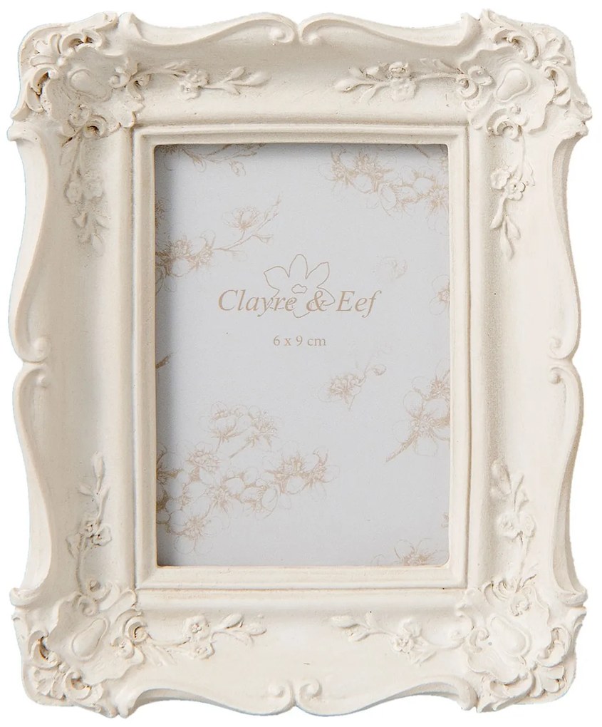 Fotorámik krémový - 11 * 2 * 13 cm / (6 * 9 cm)