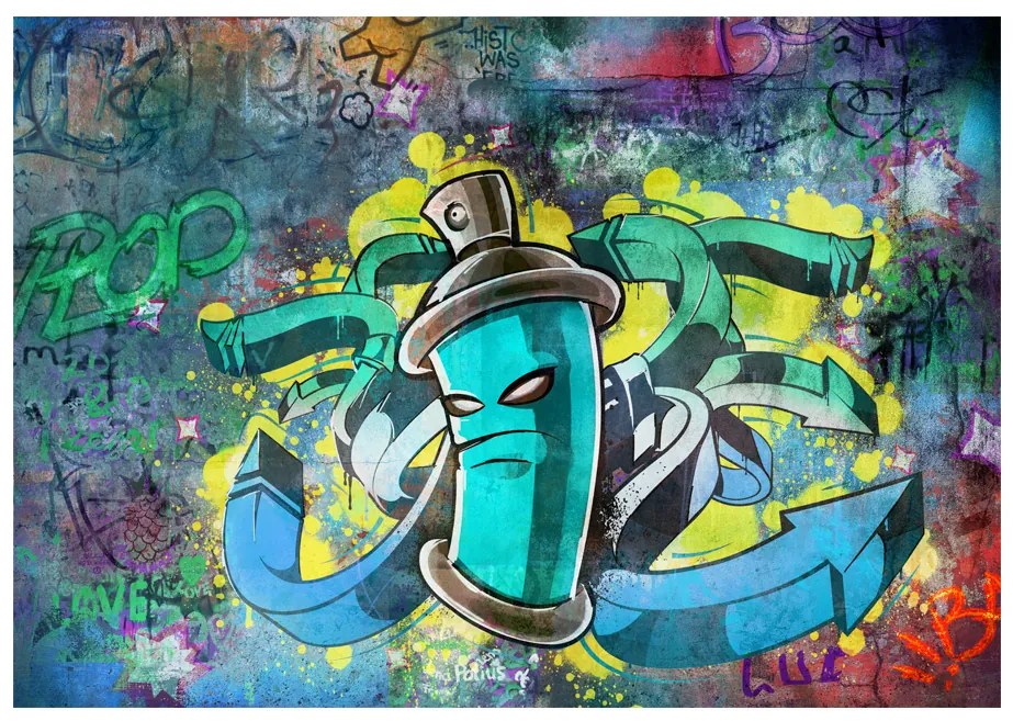 Artgeist Fototapeta - Graffiti maker Veľkosť: 350x245, Verzia: Premium