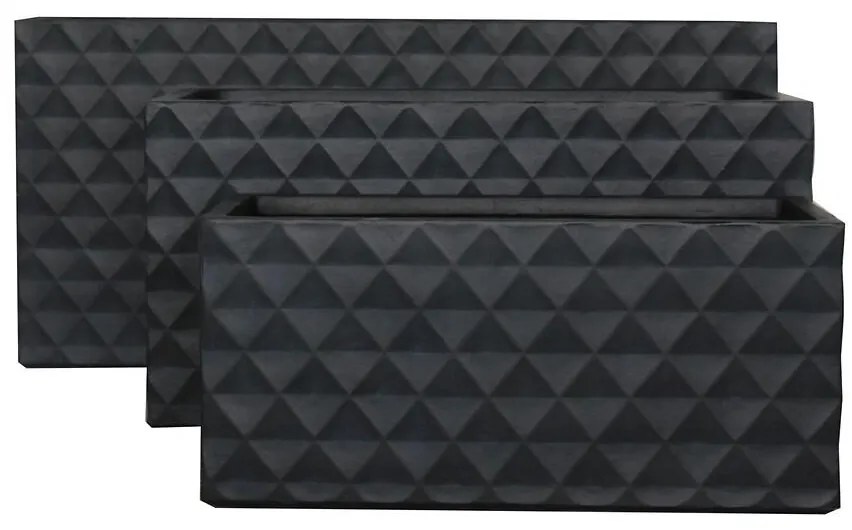 Kvetináč LT24660-3S 60x30x30 P37A tmavosivý