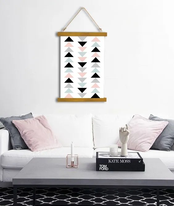 Závesné plátno na stenu Reappearance of Burning Image / Dan Johannson - 100x150 cm – prírodný rám