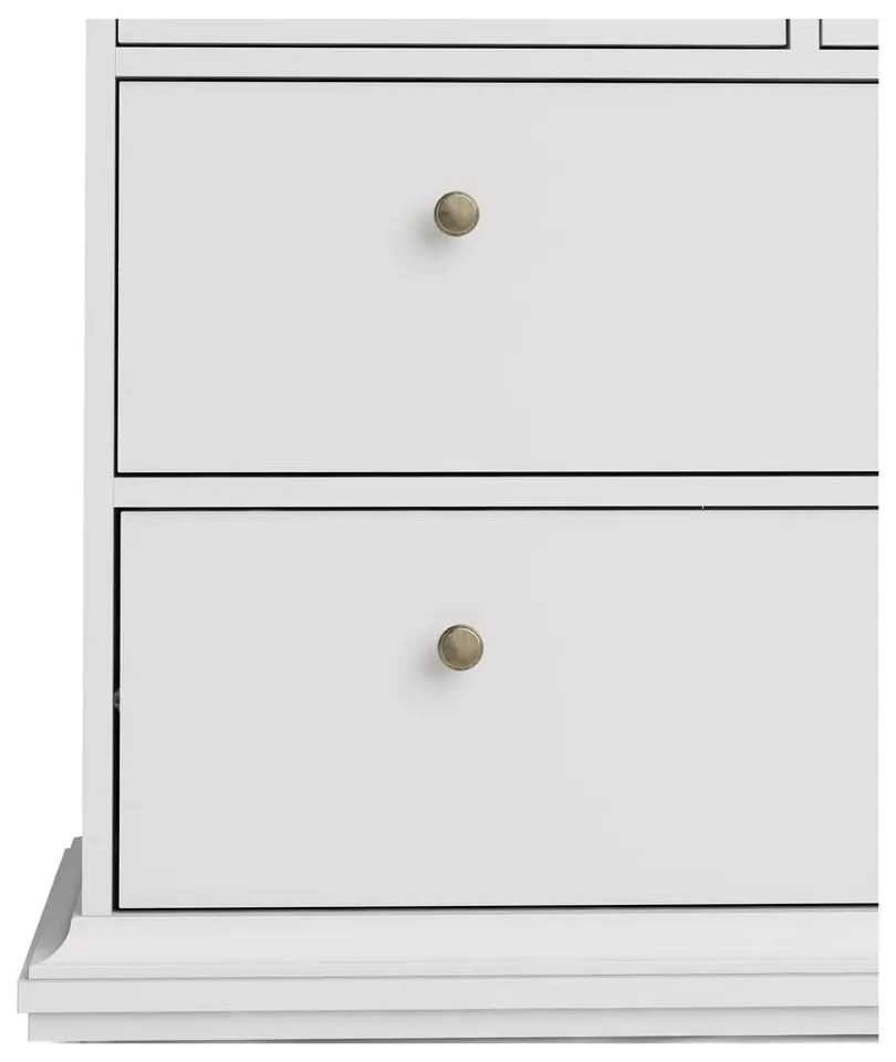 Biela nízka komoda 183x87 cm Paris – Tvilum