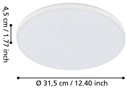 Eglo 99338 - LED Stropné svietidlo CRESPILLO LED/18W/230V