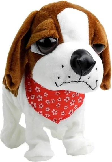 LEAN Toys Interaktívne štekanie psa pohybuje snímačmi chvosta