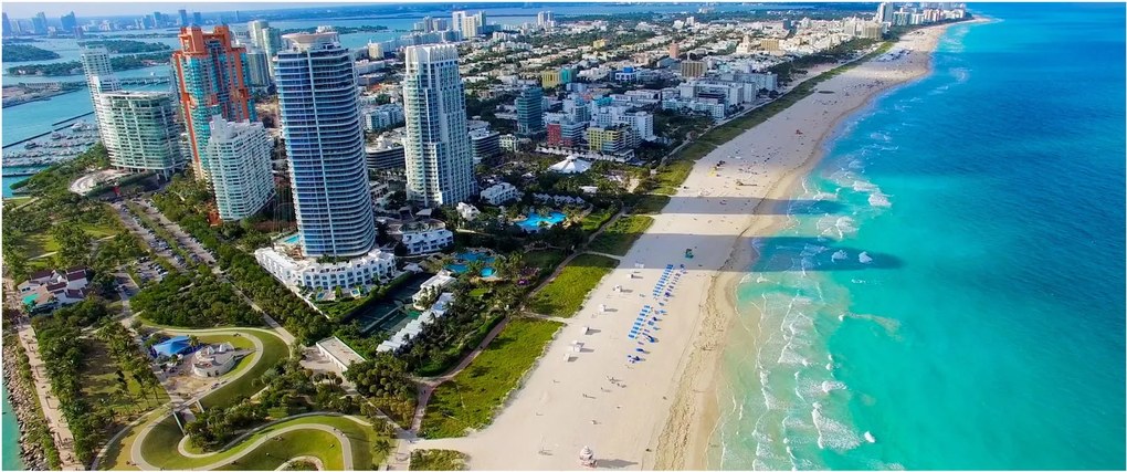 Obraz - Miami, Florida (120x50 cm)