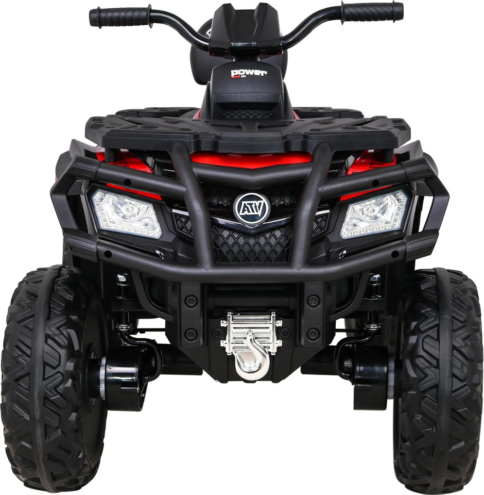 Ramiz Štvorkolka XT-Speed pre deti červená + pohon 4x4 + EVA kolesá + pomalý štart + MP3 rádio + LED