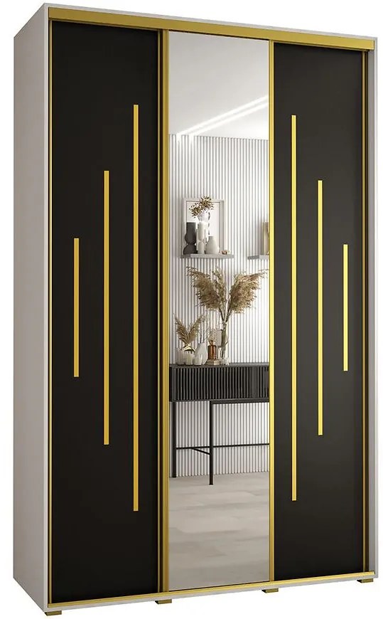 Skriňa 45 Canaris 13 170 biela/čierna/gold