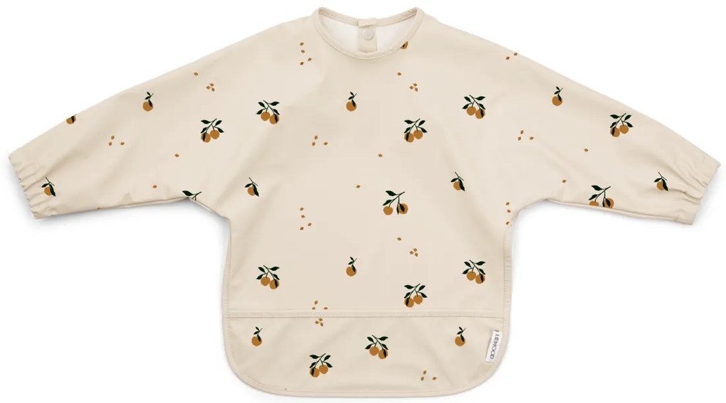 Liewood Nepremokavý podbradník s rukávmi Merle Peach Sandy