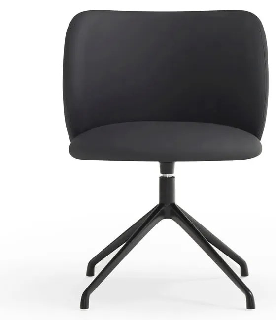 Čierne čalúnené jedálenské kreslo Mogi – Teulat