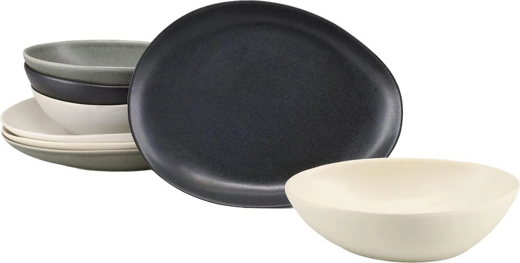 XXXLutz JEDÁLENSKÝ SERVIS Pietra Bunt 8-dielne Creatable - Online Only bytové doplnky - 007768065401