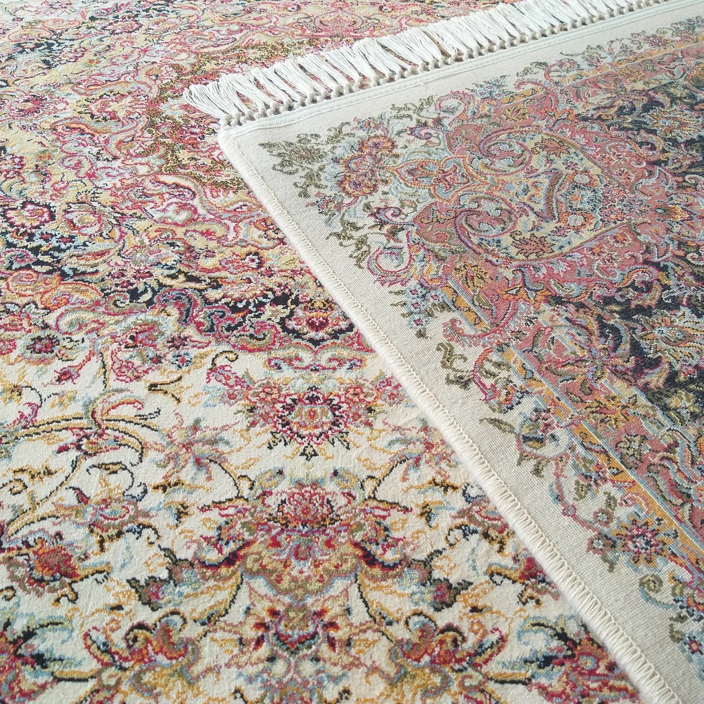 DY Prémiový koberec s exkluzívnym vzorom Pers 11 - krémová Rozmer: 200x300 cm