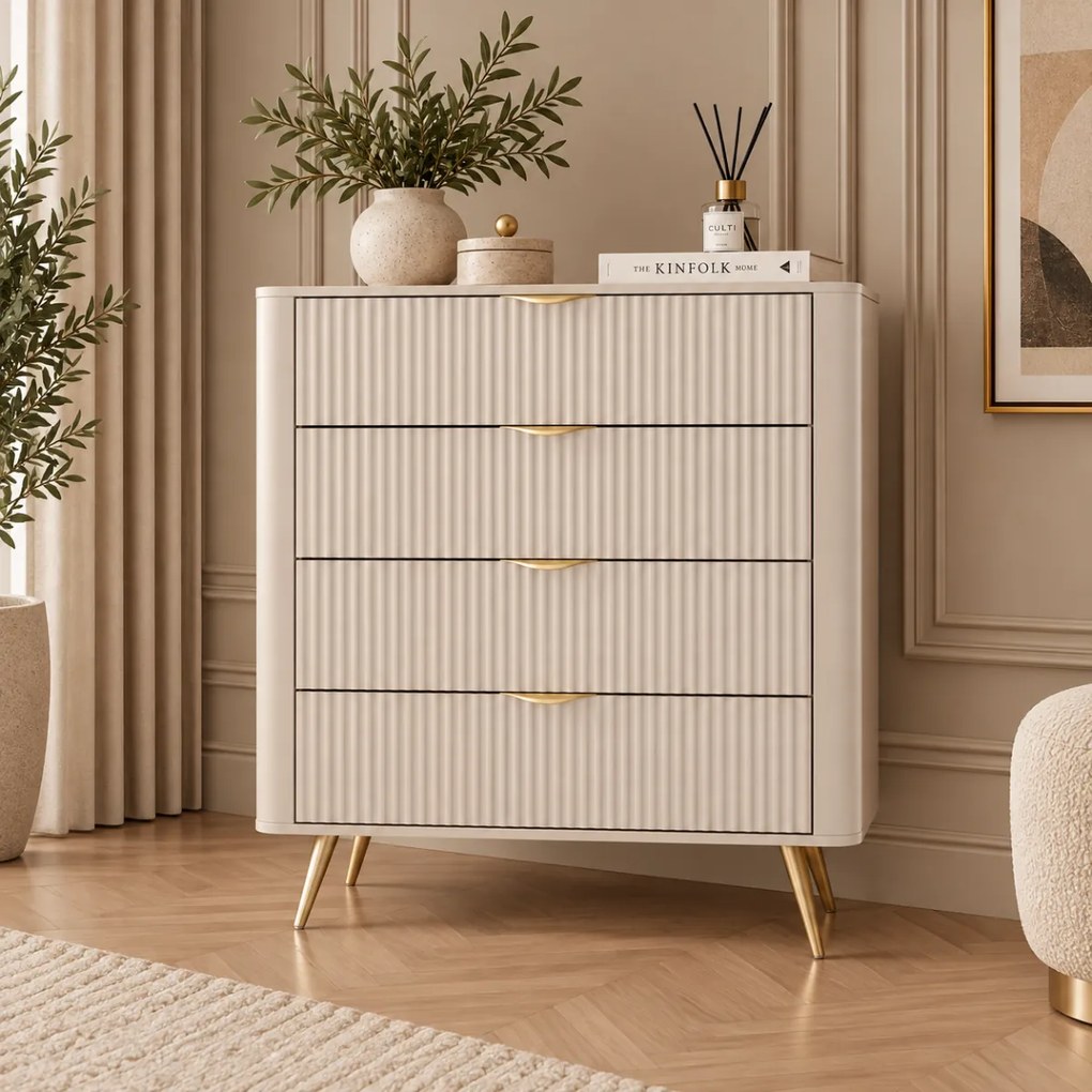 KOMODA TREVISO 4S KAŠMÍR 88 cm