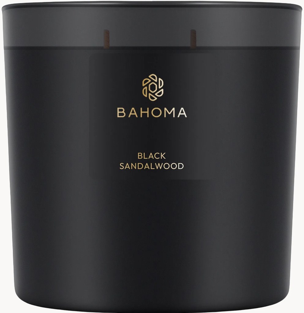 Vonná sviečka's 3 knôtmi Black Sandalwood (Nectarine, Narcissus & Sandalwood)