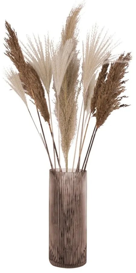 Hnedá sklenená váza PT LIVING Allure, výška 30 cm