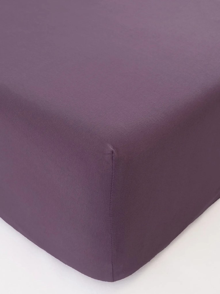Jersey plachta Classic 120 x 200 cm – ametystová