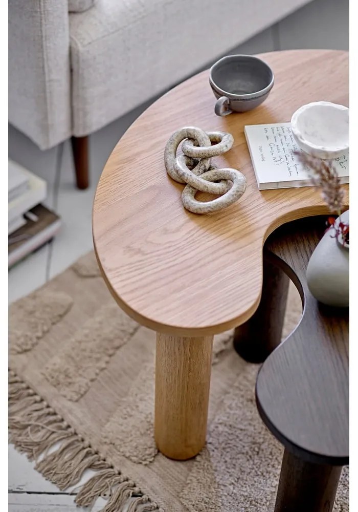 Konferenčný stolík z kaučukového dreva v prírodnej farbe 44x65 cm Luppa – Bloomingville