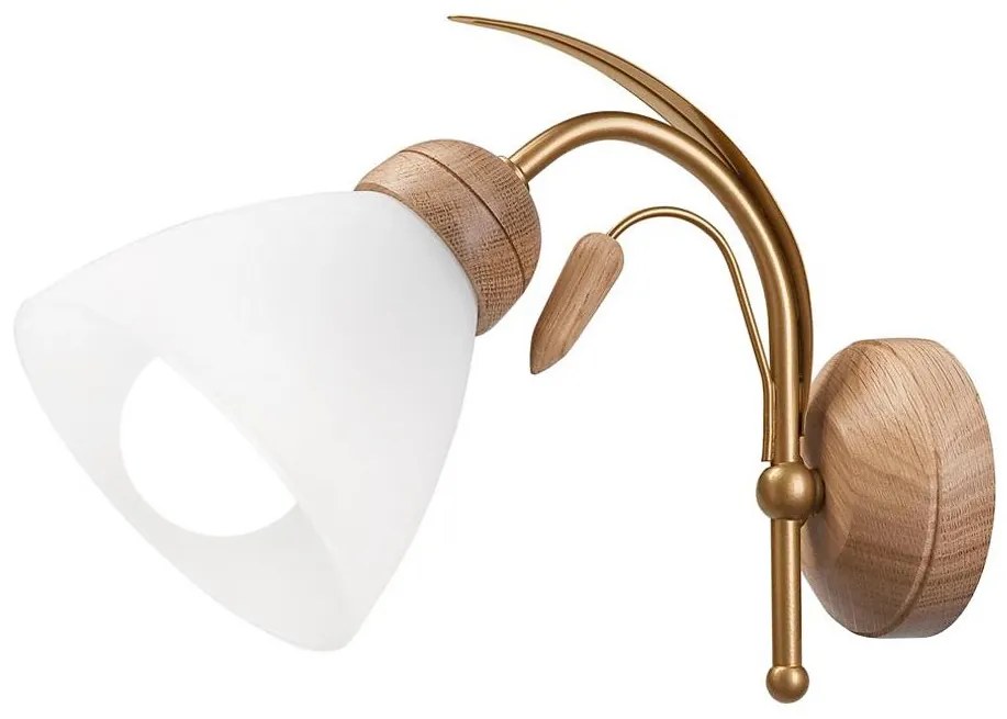 Nástenné svietidlo TULIPAN 1xE27/60W/230V dub