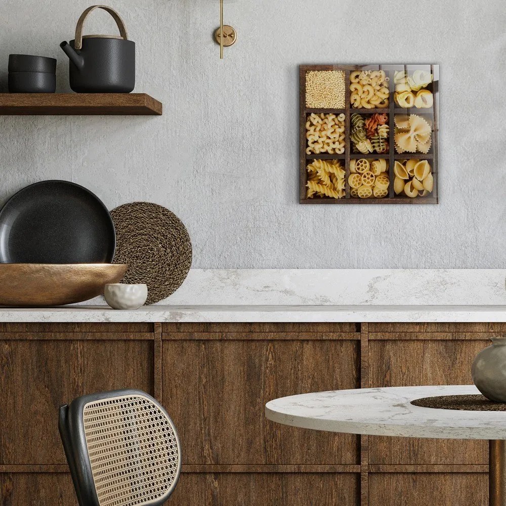 Sklenený obraz 30x30 cm Pasta Box – Styler