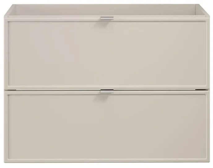 Závesná skrinka Bella kašmír so zápustným umývadlom 80 cm kašmír