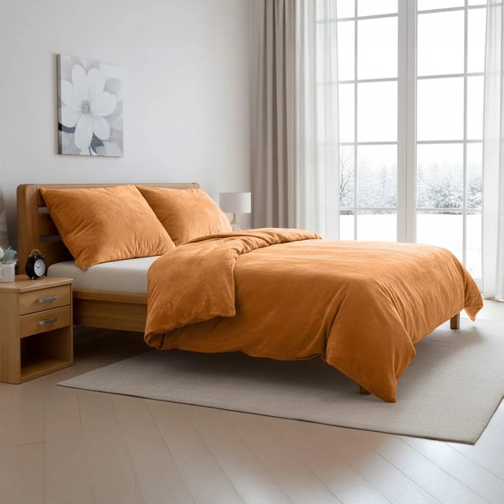 Polášek Mikroplyšové obliečky - Svetlo béžová | 140 x 220 cm / 70 x 90 cm