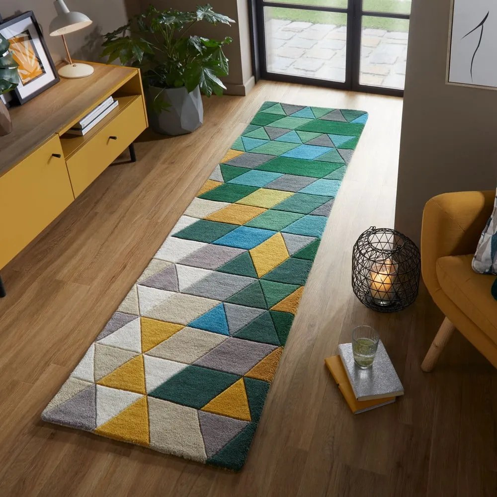 Vlnený behúň Flair Rugs Prism, 60 x 230 cm
