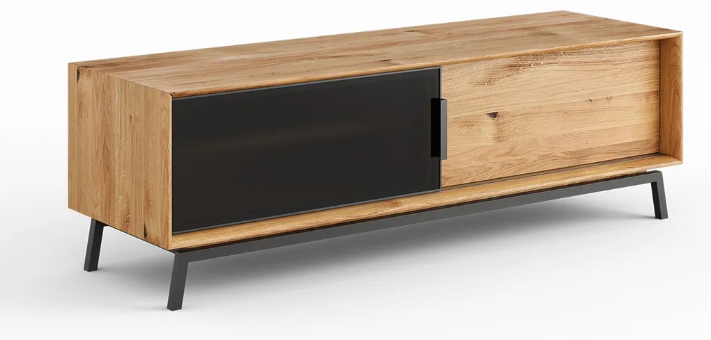 PROXIMA.store - Luxusný dubový TV stolík - MODERN LOFT FARBA: dub, ROZMER: dĺžka TV stolíka 200 cm