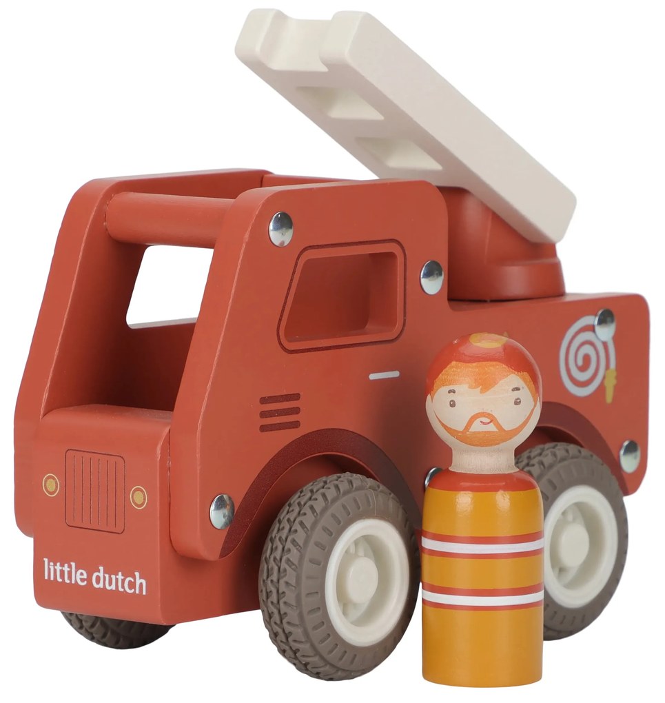 Hasičské auto drevené