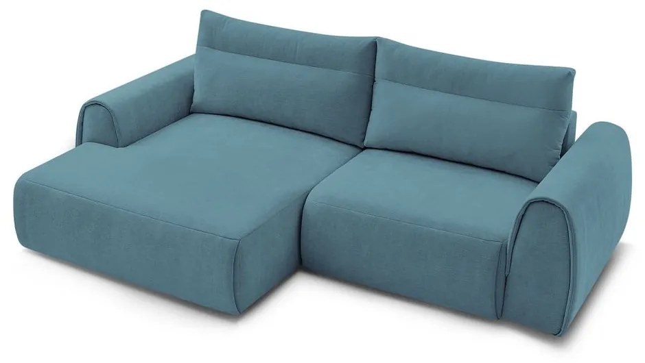 Modrá rohová pohovka Aden – Bobochic Paris