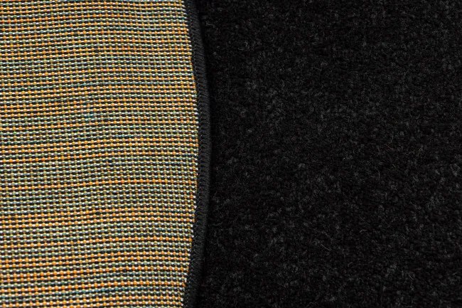 Koberec ETON PLUS čierny kruh