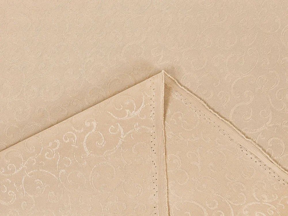 Biante Dekoračný záves TF-092 Ornamenty - béžová light 150x210 cm