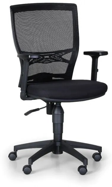 Kancelárska stolička VENLO, sivá / modrá