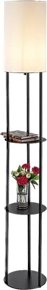 Rabalux 74106 - Stojacia lampa BRONN 1xE27/40W/230V čierna
