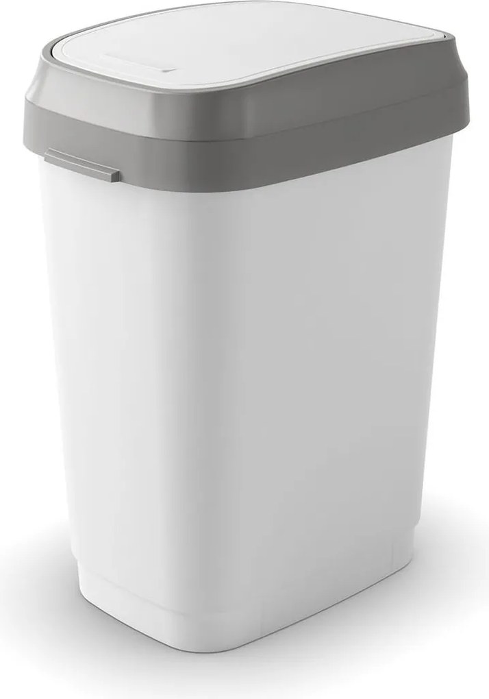 KIS Odpadkový kôš Dual Swing Bin M biely, 25 l
