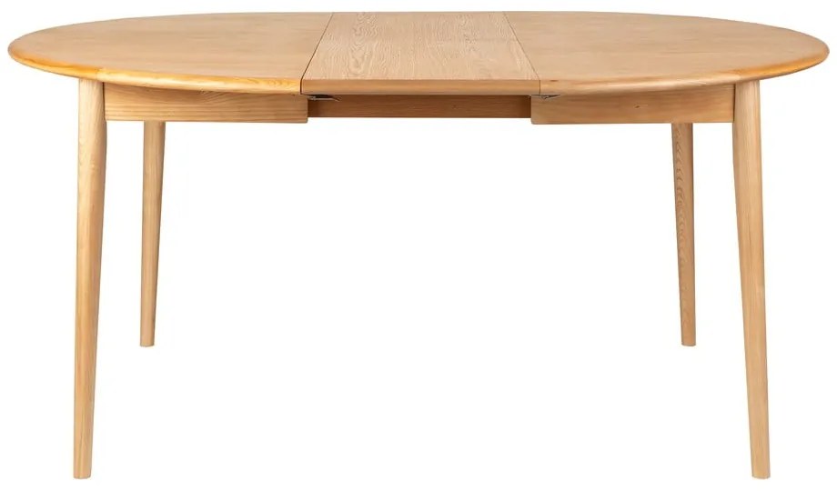 Okrúhly rozkladací jedálenský stôl s prídavnou doskou v dubovom dekore ø 120 cm Twist – Zuiver