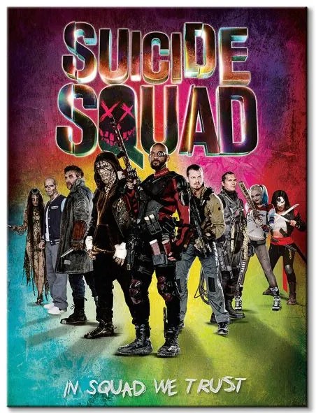 Art Group Obraz na plátne DC Comics Suicide Squad (Neon) Rozmery: 60 x 80 cm