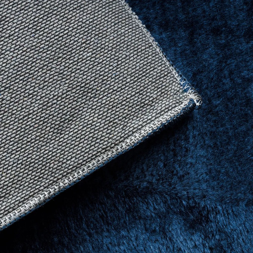 Dywany Łuszczów, Kusový koberec Visco Rabbit Dark blue 10, 160x220, modrá, detská izba