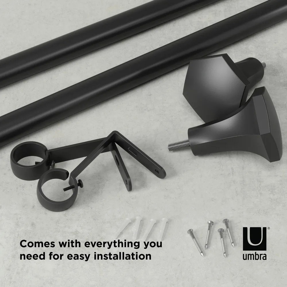 Oceľová roztiahnuteľná garniža 92 - 183 cm Sita – Umbra