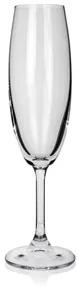 BANQUET CRYSTAL Leona flauta poháre na šampanské, 210ml, 6ks, 02B4G006210