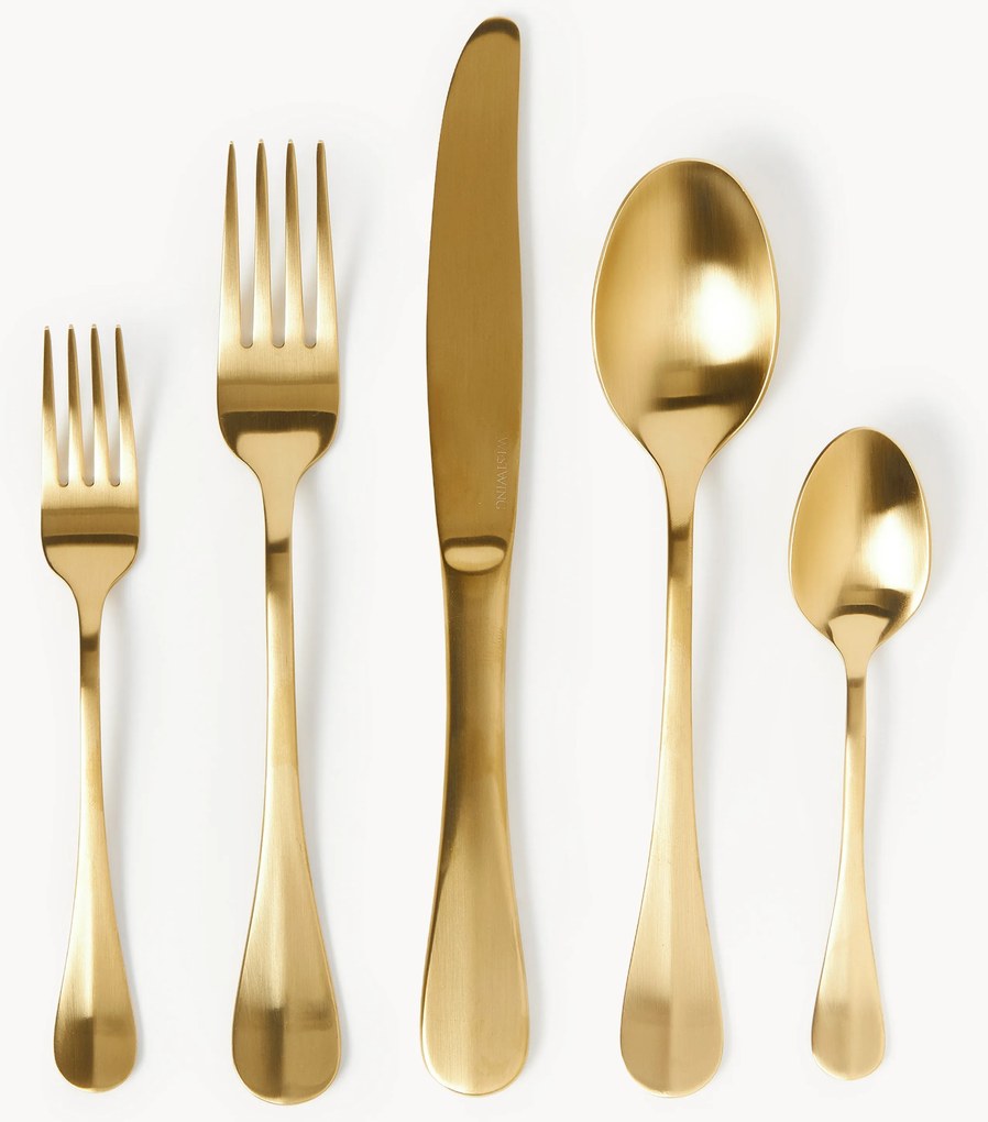 Súprava príborov's brúseným povrchom Zooey, rôzne veľkosti