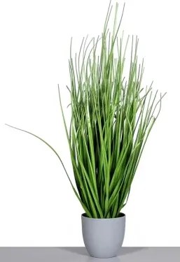 Umelá rastlina v kvetináči Tráva 80 cm, zelená%