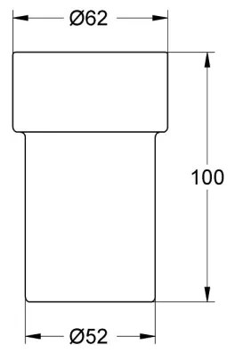 GROHE 40254000 - Sklenený pohár ALLURE, saténový (satin)
